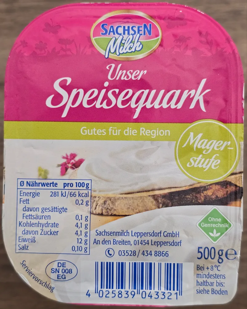 Unser Speisequark Magerstufe
