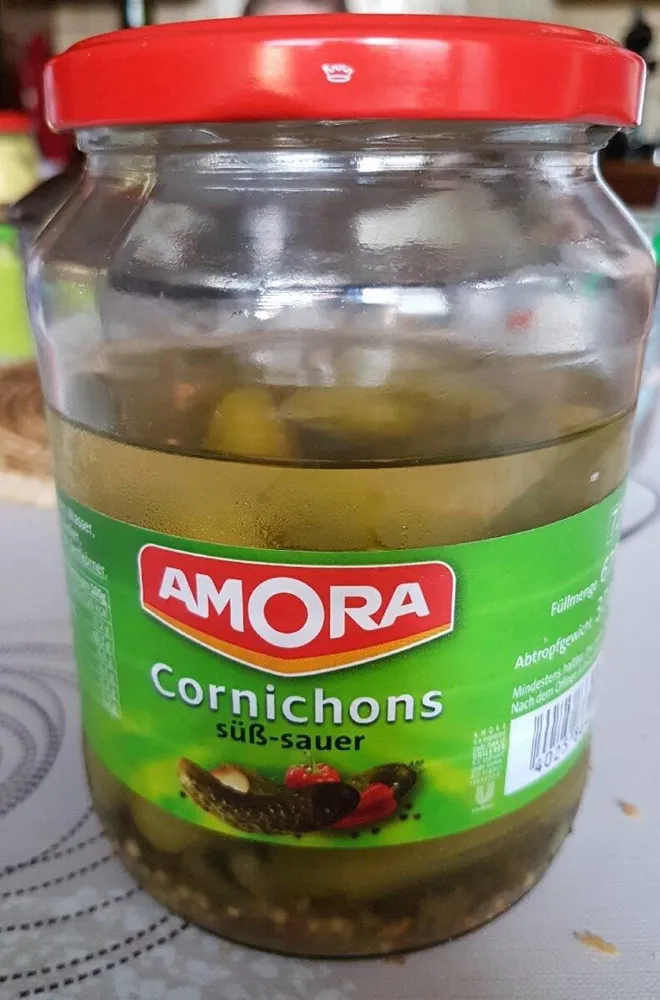 Cornichons, Süß-sauer