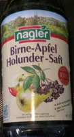 Birne Apfel Holunder Saft