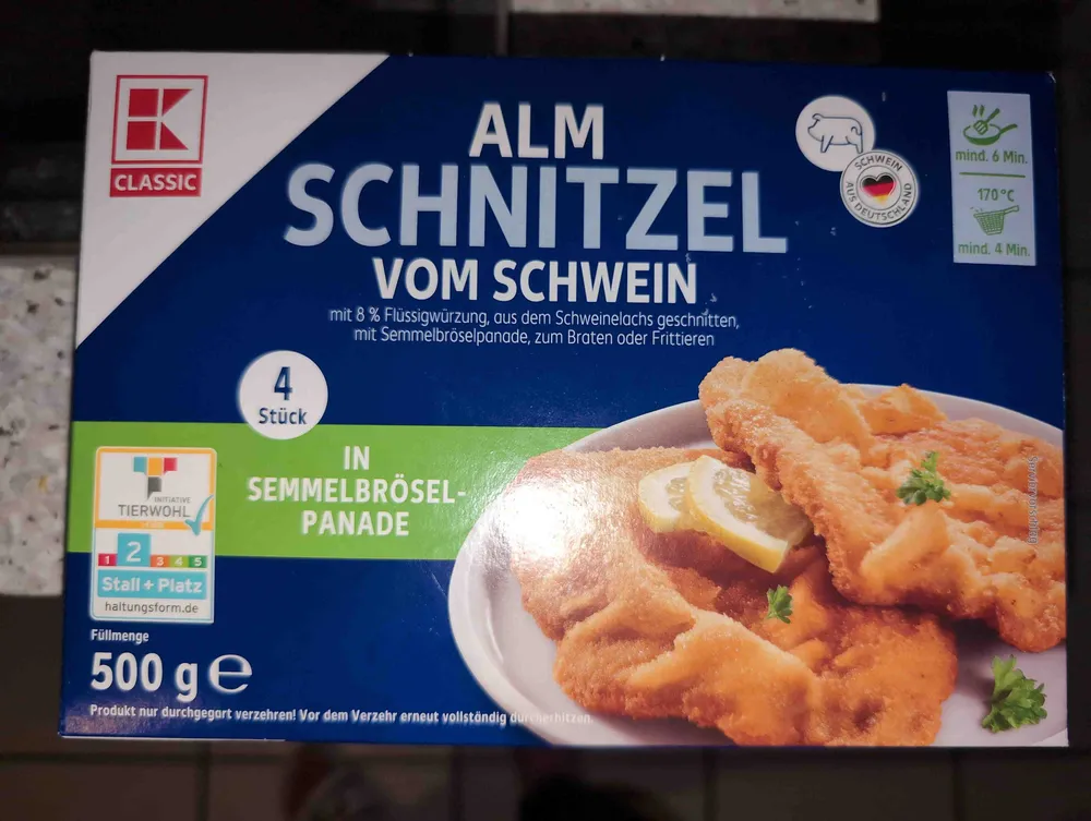 Almschnitzel vom Schwein