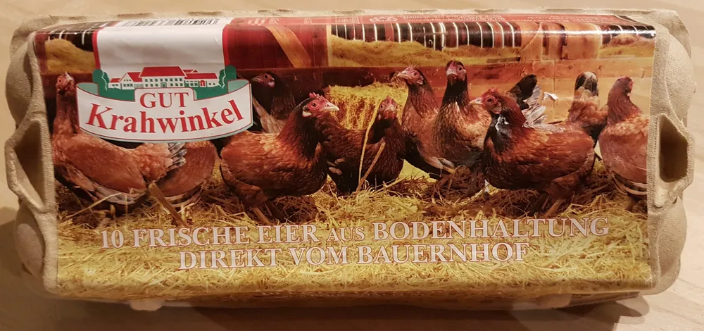 Eier aus Bodenhaltung