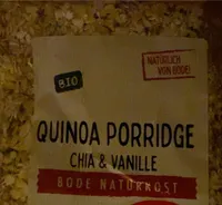 Quinoa porridge chia & vanille