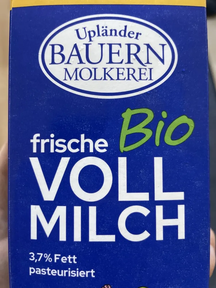 Bioland Vollmilch, Milch