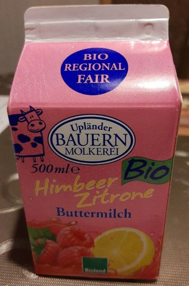 Buttermilch Himbeer-Zitrone