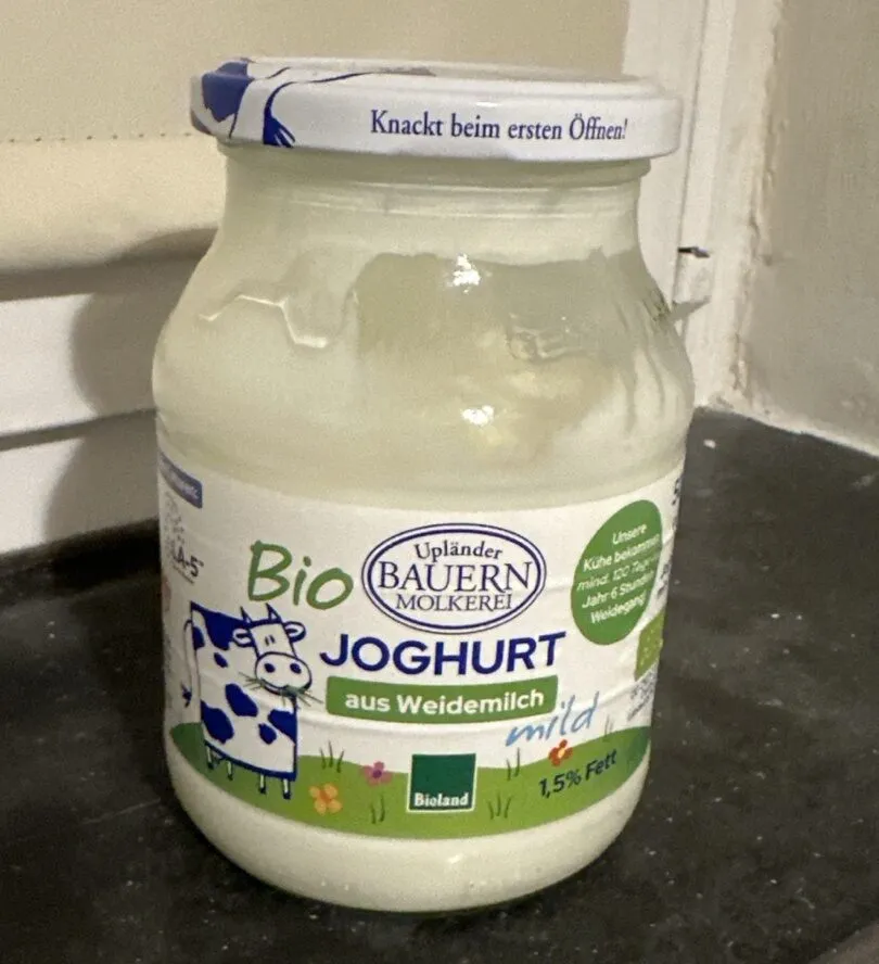 Joghurt aus Weidemilch