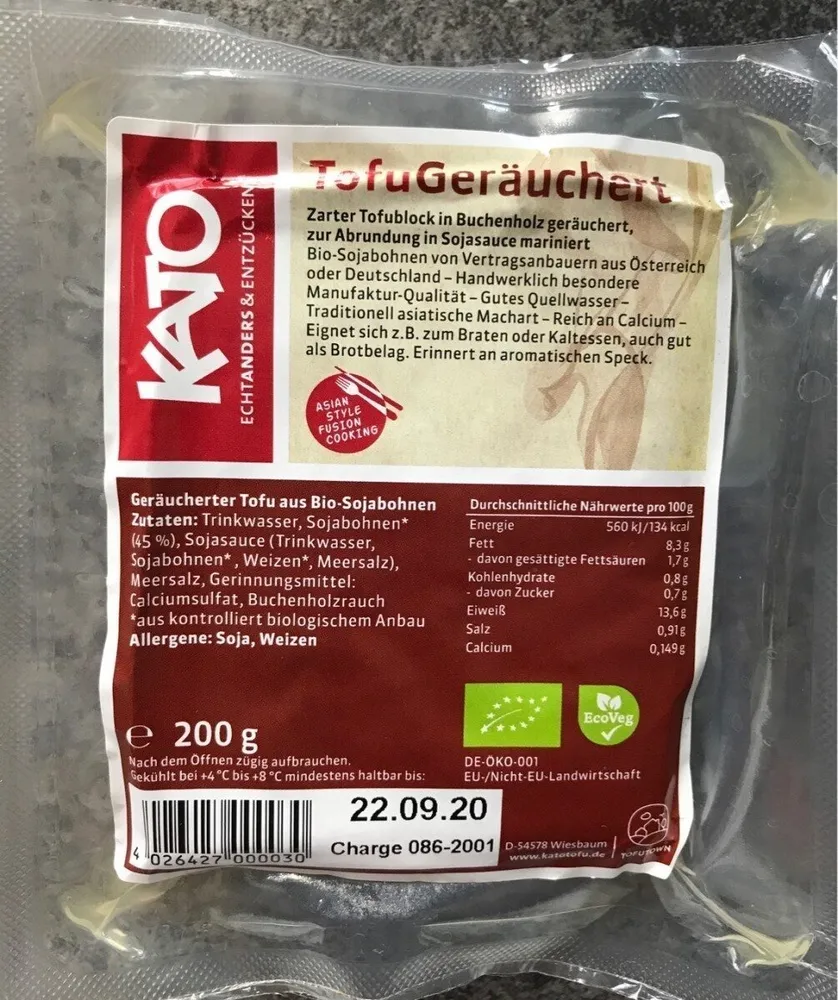 Tofu fumé