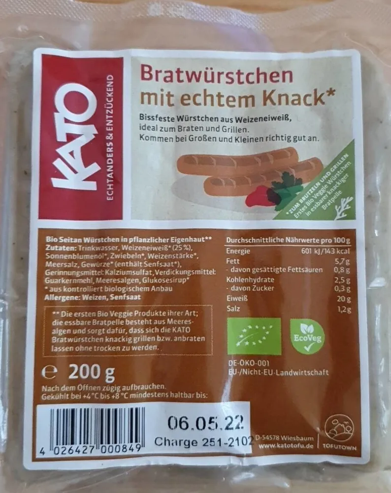 Bratwürstchen mit echten Knack