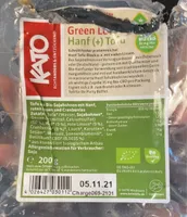 Green love Hanf + tofu