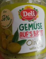 Gemüse auf's Brot Olive