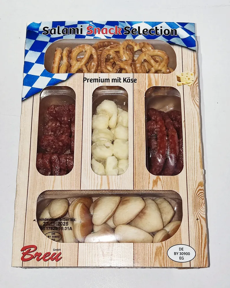 Salami Snack Selection mit Käse