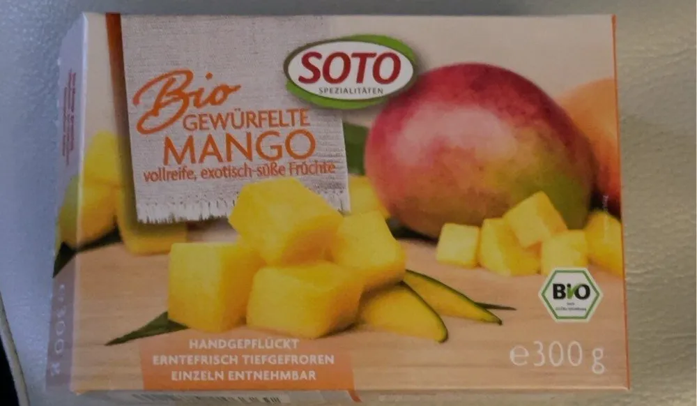 Gewürfelte Mango