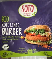 Gemüse-Burger 'rote Linse'