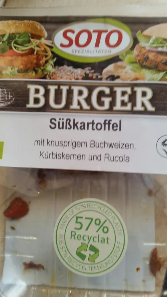 Burger Süßkartoffel