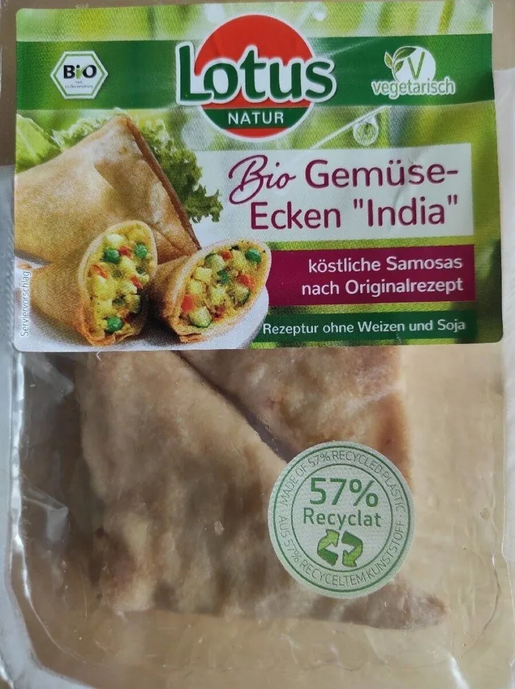 Bio Gemüse-Ecken "India"