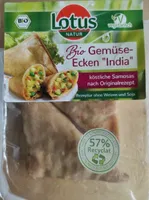 Bio Gemüse-Ecken "India"