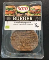 Burger aux champignons vegan