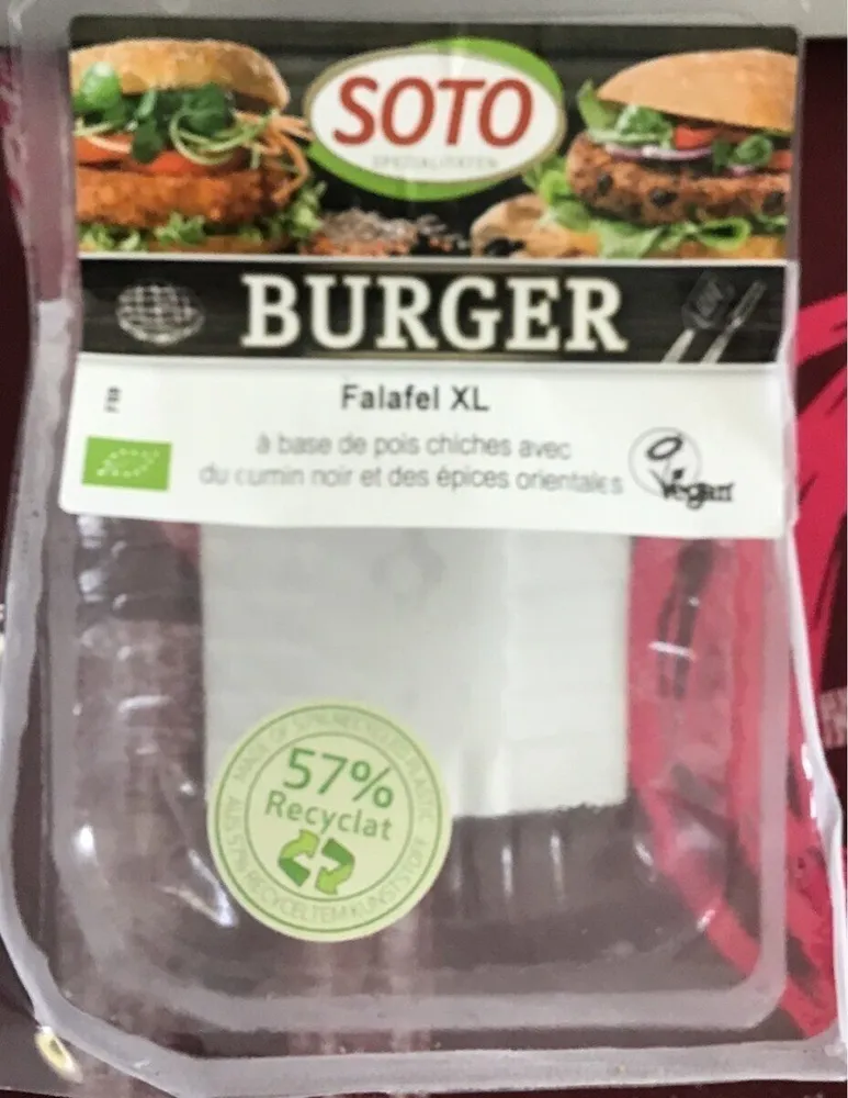 Burger falafel XL