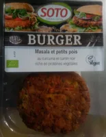 BURGER Masala et petits pois