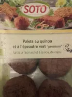 Palette au quinoa et à l épeautre vert