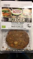 Burger masala petits pois