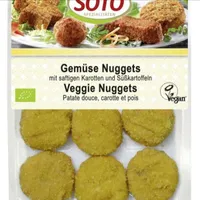 Veggie nuggets.patate douce carotte et pois
