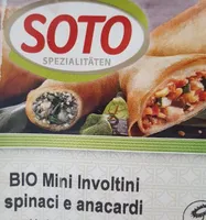 Mini involtini spinaci e anacardi