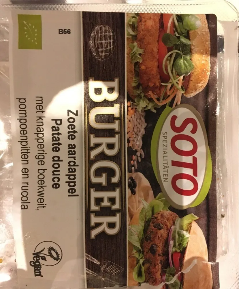 Burger patate douce