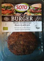 Burger Masala et petits pois