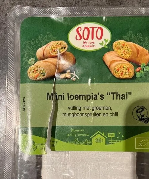 Mini loempia’s Thai