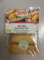 Mini rollitos de primavera thai