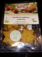 Estrellas de calabaza y zanahorias