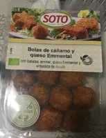 Bolas de cáñamo y queso emmental