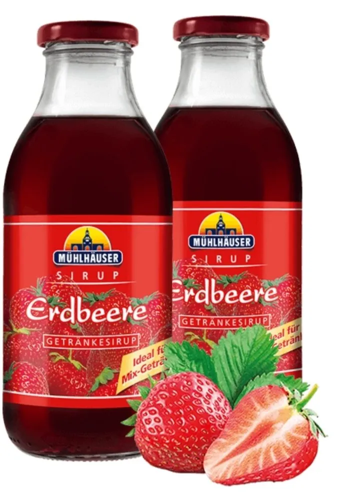 Erdbeer Getränkesirup Mühlhäuser