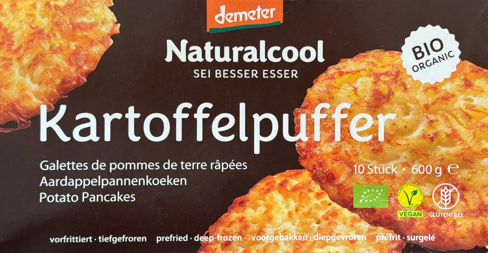 Galettes de pommes de terre râpées