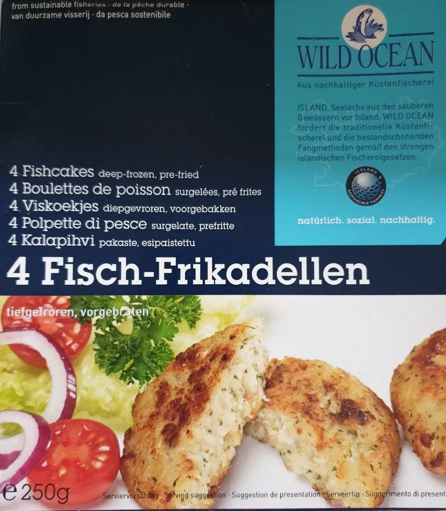 4 Fisch-Frikadellen
