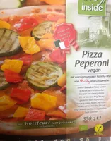 Pizza peperoni vegan