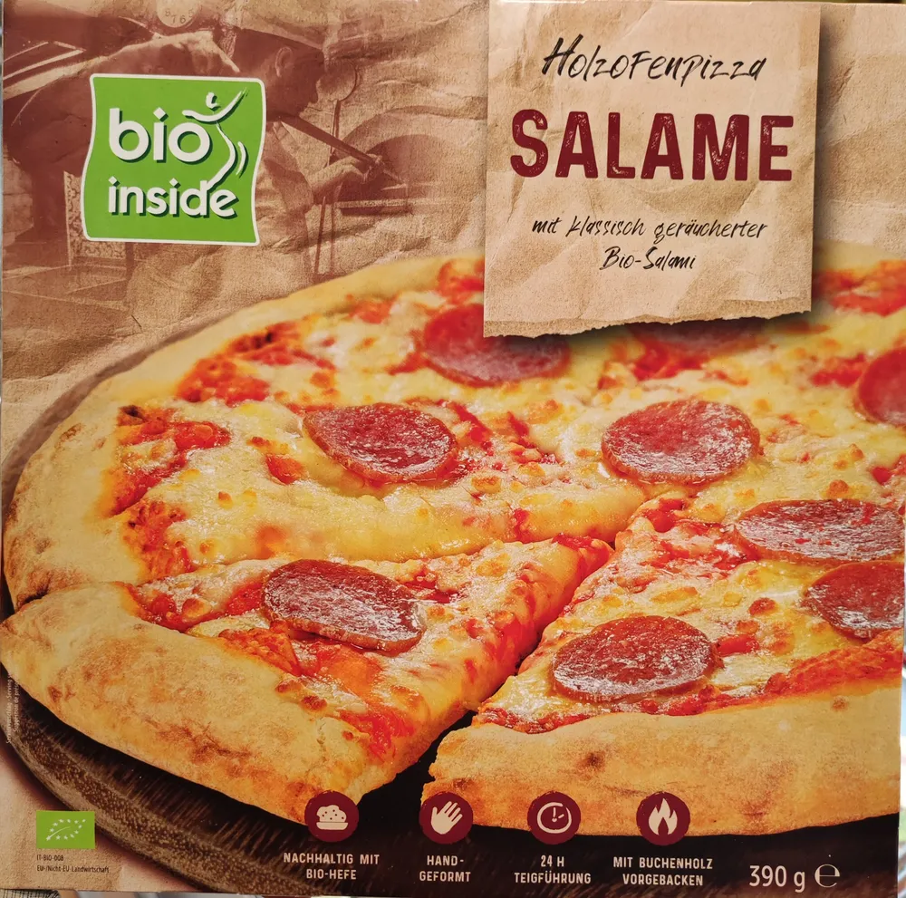 Holzofenpizza Salame