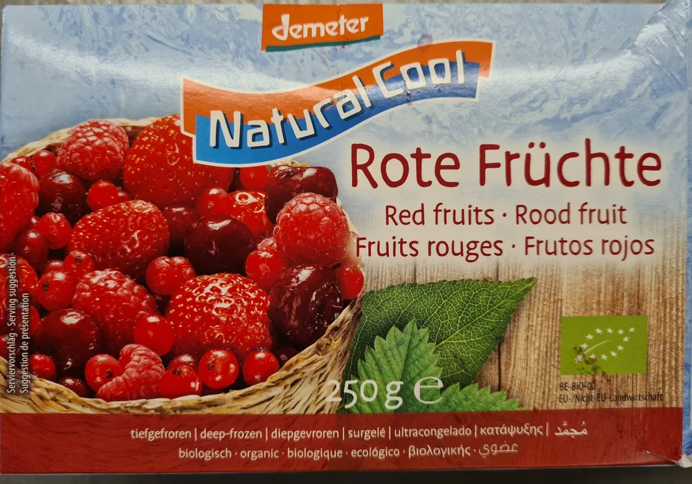 Rote Früchte, tiefgefroren