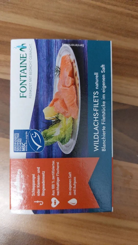 Wildlachsfilet im eigenen Saft