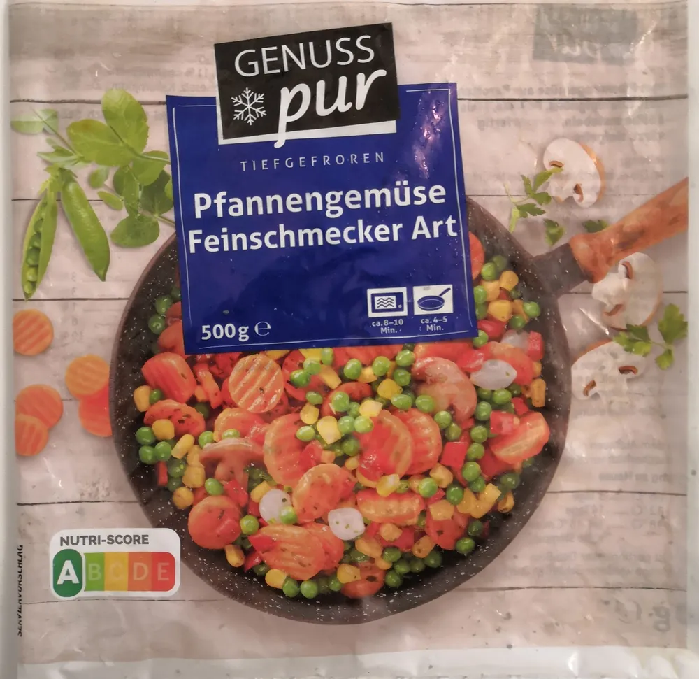 Pfannengemüse Feinschmecker Art, tiefgefroren