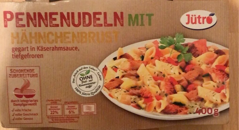 Pennenudeln mit Haehnchenbrust