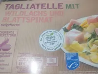 Tagliatelle mit Wildlachs und Blattspinat