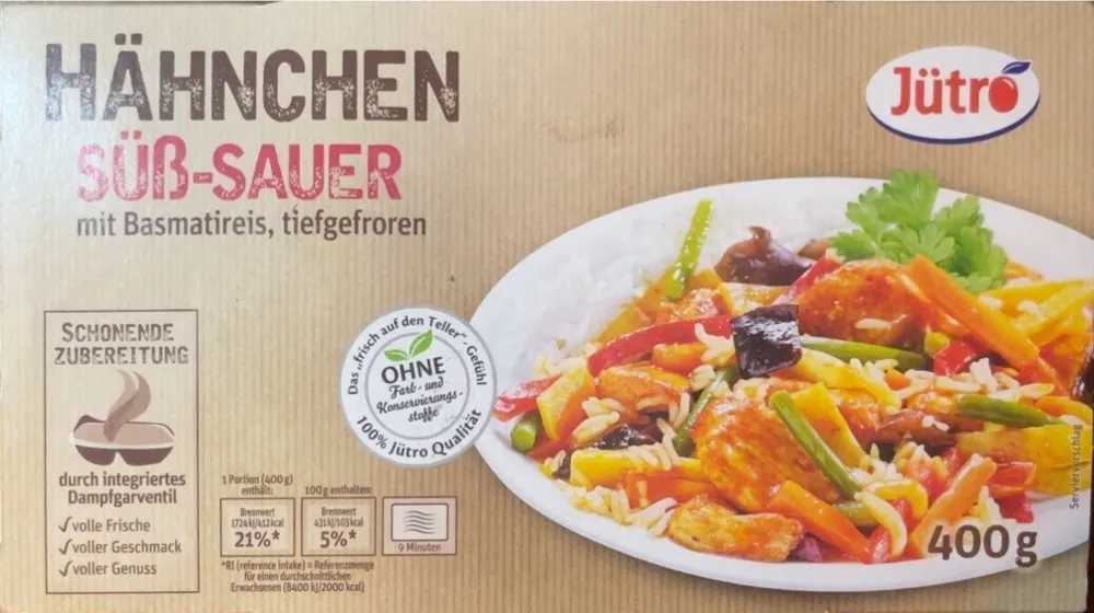 Hähnchen Süß-Sauer, tiefgefroren