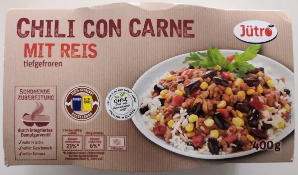 Chili con Carne mit Reis