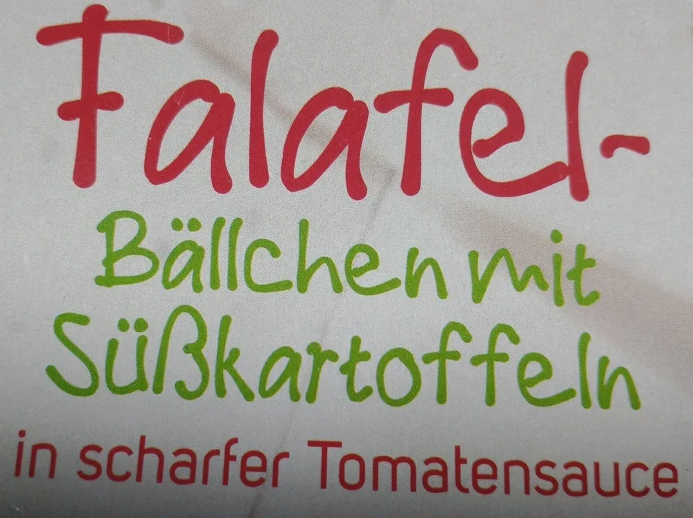 Falafel-Bällchen mit Süßkartoffeln