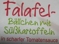 Falafel-Bällchen mit Süßkartoffeln