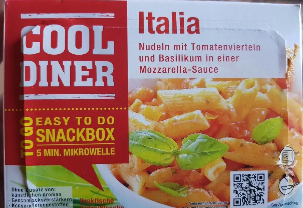 Nudel Snack Prima Rossa - Tiefgefroren