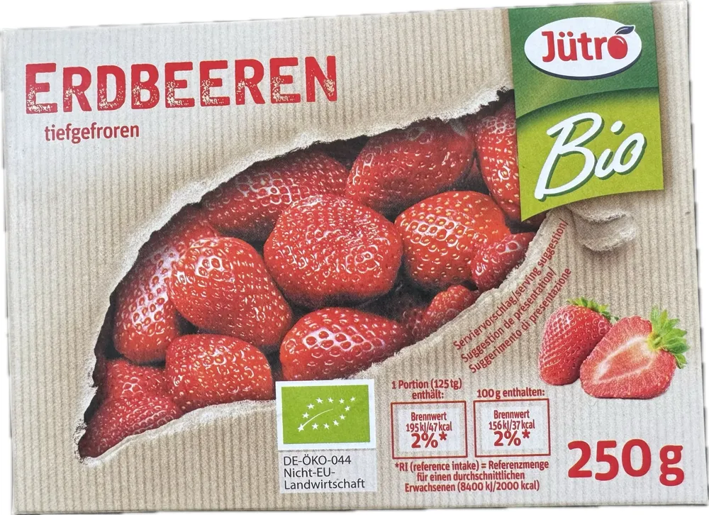 Erdbeeren tiefgefroren Jütro