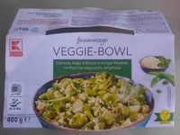 Veggie-Bowl Edamame, Bulgur & Broccoli in würziger Marinade mit Minze fein abgestimmt, tiefgefroren