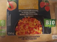 Breakfast Topper Pfirsiche, Ananas, Mango und Erdbeeren